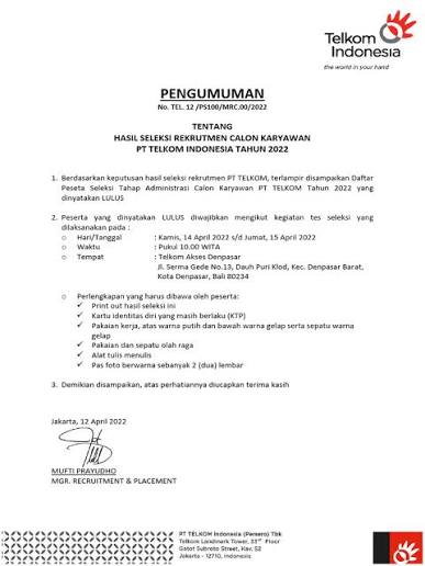 Pengumuman